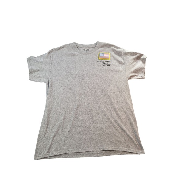 Ford Motor Company Tri Motor Aviation Tshirt Men L Gray Brushy Creek TX Graphic